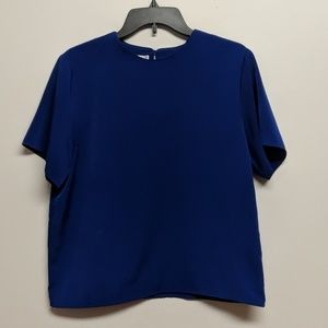Royal blue shirt